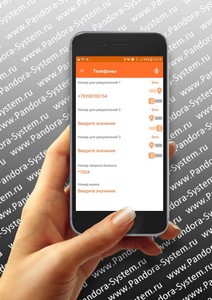 Pandora NAV-08 Plus мобильное приложение