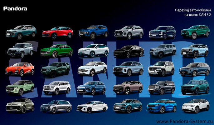 Автомобили с шиной CAN-FD