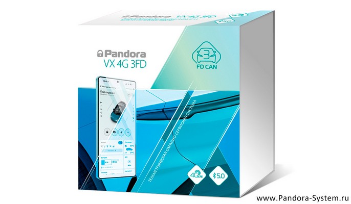 Pandora VX-4G 3FD - умная сигнализация для современных автомобилей
