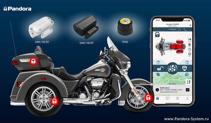 Дополнительные датчики для Pandora VX-46 Moto: Идеальный компаньон для вашего мотоцикла