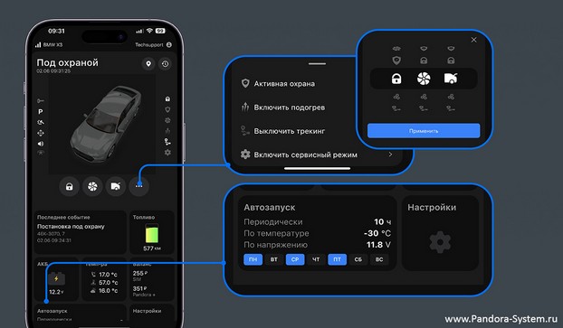 Настройка виджетов