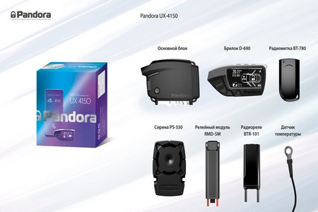 Комплектация Pandora UX 4150 v2