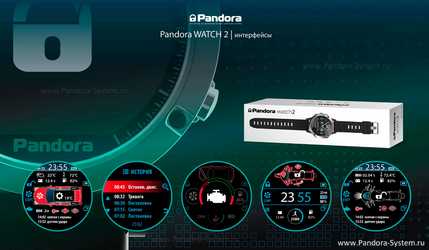 Интерфейсы Pandora Watch 2